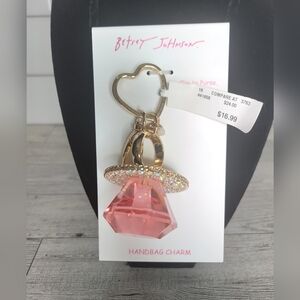 Betsey Johnson Ring Pop Handbag Charm for Purse, Key Ring, Tote, or Backpack!